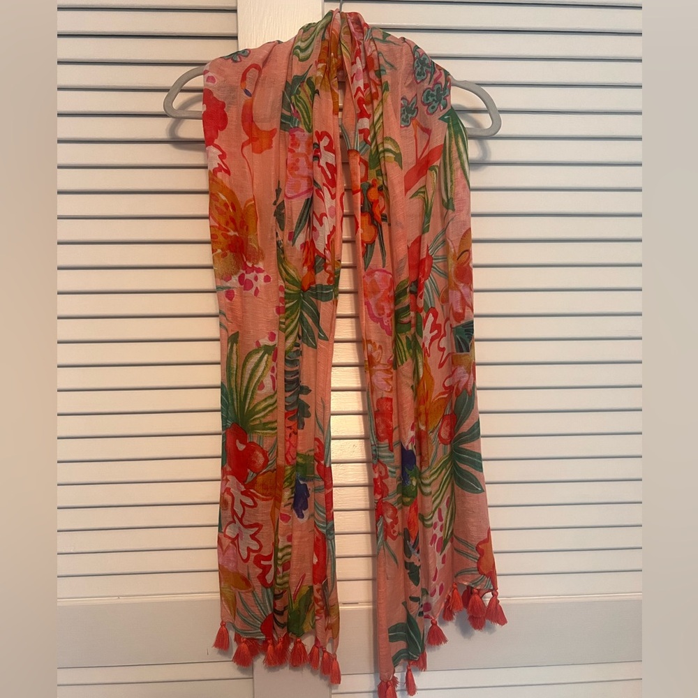 Long Beachy Spartina Scarf